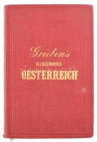 Illustrirtes Handbuch für Reisende in Öesterreich. Nach eigener Anschauung und den besten Hilfsquellen bearbeitet Theobald Grieben. Griebens Reise-Bibliothek N. 30. Berlin, 1861., Theobald Grieben, 4+283+1 p.+9 (közte kihajtható térképek is) t. Siebente umgearbeitete und vermehrte Auflage. Német nyelven. Szövegközti fametszetű illusztrációkkal. Kiadói aranyozott egészvászon-kötés, a nagyméretű kihajtható térkép szakadt.  Benne Pest-Buda térképpel és Lánchíd illusztrációva.