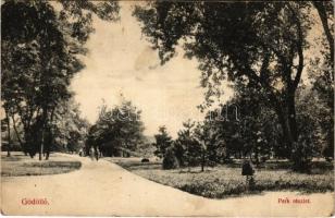 Gödöllő, Park részlet. Divald Károly műintézete 1556-1907. (fa)