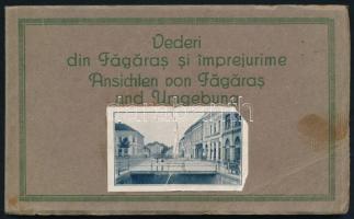 cca 1925 Fogaras és környéke képes leporello füzet 40 képpel