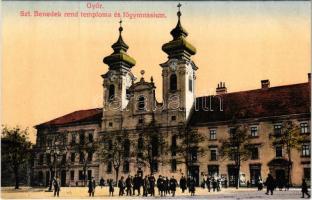 Győr, Szent Benedek rend temploma és főgimnázium, Keller Adolf és Wolf Gyula üzlete