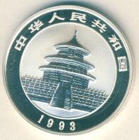 Kína 1993. 5Y Ag "Panda" T:PP