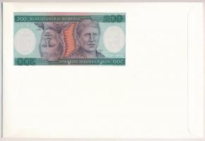 Brazília 1984. 200C borítékban, alkalmi bélyeggel és bélyegzéssel T:I 
Brasil 1984. 200 Cruzeiros i...