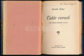 Szirbik Antal: "Tatár kölykök". Hadüzenet a nyugatosoknak. Kelet Könyvtár 1. sz. + Tatár v...