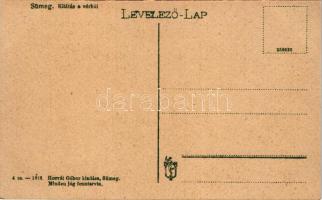 Sümeg, Kilátás a várból kisgyerekkel. Horvát Gábor kiadása