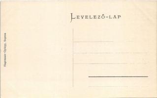 Sopron, Király utca, villamos, Karolina Udvar. Hagenauer György kiadása