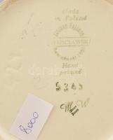 Włocławek Art Deco fajansz váza, jelzett. Jelzett. Korának megfelelő állapotban. m: 20,5 cm / Zakład...