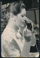 Szemere Vera (1923-1995) színésznő aláírása fotón