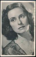 Muráti Lili (1911-2003) színésznő aláírása fotón