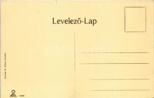 Zalaegerszeg, Wlassics (Vlassics) Gyula utca, zsinagóga, Löwinger Simon üzlete. Komlos M. kiadása