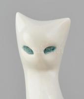 Ćmielów macska. Tervezte Mieczysław Naruszewicz (1923-2006), 1956. kézzel festett porcelán. 
 Zakła...