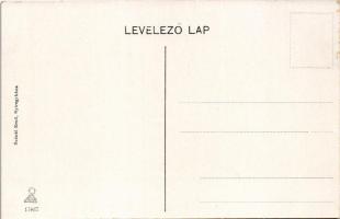 Nyíregyháza, Vármegyeház tér este. Szántó Ernő kiadása