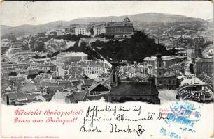 1899 (Vorläufer) Budapest I. Tabán és a vár. Schmidt Edgar (EM)