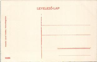 Kiskunfélegyháza, Kneffel szálloda, lovas hintó. Vesszősi József kiadása