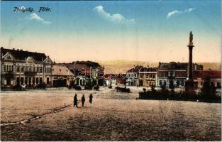 Ipolyság, Sahy; Fő tér. Polgár J. kiadása / main square