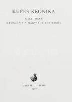 Képes Krónika. Kálti Márk krónikája a magyarok tetteiről. Bp., 1959, Magyar Helikon. Kiadói egészbőr kötés, gerincnél és sarkoknál kopott.