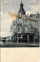 1906 Nagyvárad, Oradea; Fő utca, Maár üzlete. Vidor Manó kiadása / main street, shops (EB)