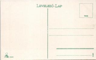 Gyöngyös, Fő tér, templom, piac, König Herman órás és ékszerész üzlete