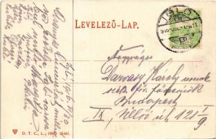 1916 Igló, Zipser Neudorf, Spisská Nová Ves; Szepesi XVI. Városi Takarékpénztár, Jakábin Alajos, Loj...