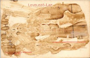 Selmecbánya, Schemnitz, Banská Stiavnica; Piarista rendház, német templom, fodrász terem üzlete. Gro...