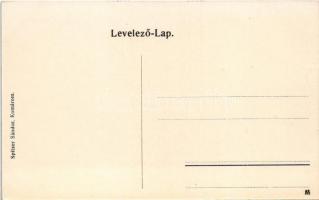 Komárom, Komárnó; Nádor utca, Hazai Általános Biztosító Rt. főügynöksége, Horvát üzlete, Fektor-féle...