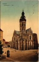 1908 Kassa, Kosice; Székesegyház. Dr. Trenkler és Társa / Dom / cathedral (fa)