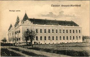 Aranyosmarót, Zlaté Moravce; Pénzügyi palota. Zlinszky J. felvétele / Financial palace