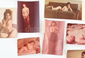 12 db erotikus / akt fotó, 10x6 cm körüli méretben