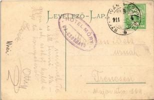 1911 Tátra, Magas Tátra, Vysoké Tatry; Miklós tó a csorbai-tó mellett, őrház / Nikolaus See beim Cso...