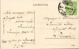 1915 Selmecbánya, Schemnitz, Banská Stiavnica; Óvár Kálvária. Joerges 1912-13. / castle, calvary