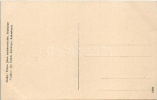 Rózsahegy, Ruzomberok; Csebrathegy, tutajosok faúsztatáskor. Kiadja Valuch János / Vrch Cebrat / mou...