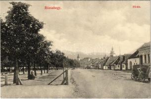 1912 Rózsahegy, Ruzomberok; Fő tér. Komor testvérek kiadása / main square (EK)