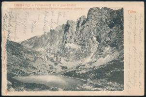 1908 Egyenlő választójogot hirdető, nők szavazati jogáért kiálló ragasz a Tátrában található Szilézi...