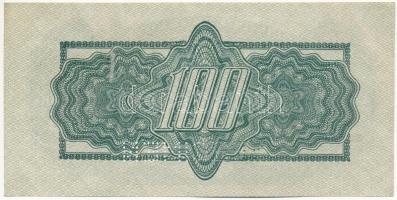 Csehszlovákia 1944. 100K "SPECIMEN" perforációval és Masarykot ábrázoló "E" jelz...