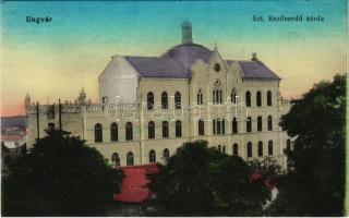 Ungvár, Uzshorod, Uzhorod; Szent Bazil rendi zárda, kolostor. Steinfeld Dezső kiadása / Basilian nunnery