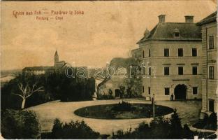 1907 Újlak, Ilok; Festung / Grad / vár. W.L. (?) 689. M. Epstein kiadása / castle (EK)