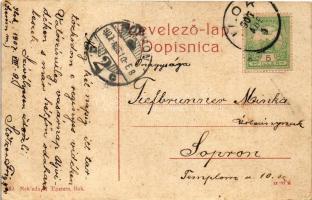 1907 Újlak, Ilok; Festung / Grad / vár. W.L. (?) 689. M. Epstein kiadása / castle (EK)