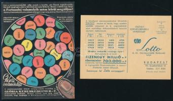 cca 1920-1940 Osztálysorsjáték tétel, 5 db: 3 db Török A. és Társa Bankház Rt., M. Kir. Osztálysorsj...