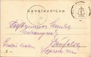 1906 Budapest V. Központi Egyetem, villamos (Rb)