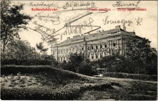 1907 Székesfehérvár, Zichy liget, Tiszti pavilon. Eisler Adolf kiadása (fl)