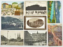 Kb. 100 db RÉGI osztrák város képeslap vegyes minőségben / Cca. 100 pre-1945 Austrian town-view postcards in mixed quality
