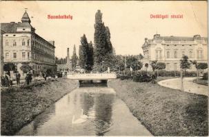 1908 Szombathely, Deák liget, híd. Granitz Vilmos kiadása (EB)