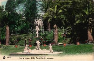 Bellagio, Lago di Como, Villa Serbelloni, Giardino / villa garden with fountain