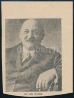 1926 Beöthy László (1873-1931) színigazgató, újságíró saját kezű sorai, saját kezű aláírásával, Lőw ...