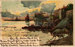 1905 Voloska, Volosco; Künstlerpostkarte No. 1131. von Ottmar Zieher. litho s: Raoul Frank (EK)