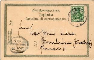 1905 Voloska, Volosco; Künstlerpostkarte No. 1131. von Ottmar Zieher. litho s: Raoul Frank (EK)