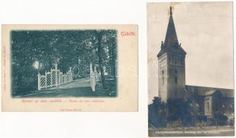 8 db RÉGI magyar város képeslap vegyes minőségben / 8 pre-1945 Hungarian town-view postcards in mixe...