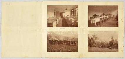 Budapest V. Az Angolkisasszonyok Sancta Maria Nevelőintézete. Váci utca 47. - kihajtogatható reklám ...