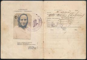 1927 Lengyel útlevél fényképpel / Polish passport