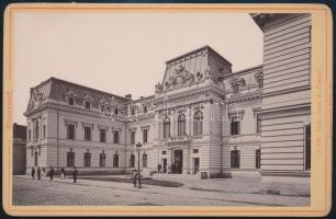1901 Bukarest, Inalta Curte de Conturi, keményhátú fotó, Dresden, Römmler & Jonas, 10×16 cm / 1901 Bucuresti/Bucharest, Inalta Curte de Conturi