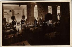 1932 Budapest VIII. Potzmann Mátyás éttermei és vendéglő, belső. Üllői út 6.